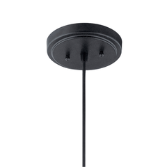 KICHLER LIGHTING Kichler 52152BK Zailey 11.5 1 Light Pendant Black
