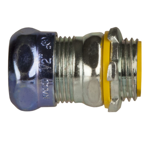 HUBBELL Hubbell 2966RT Raco 4 EMT Raintight Compression Connector, Steel - Insulated
