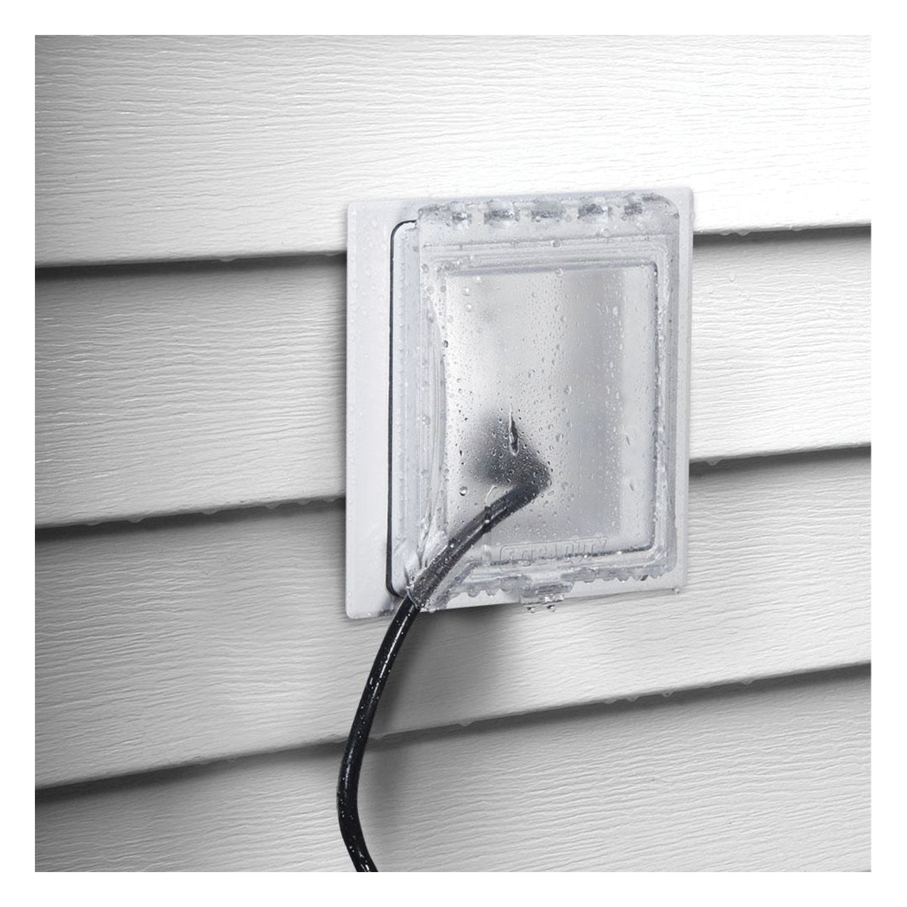 HUBBELL Hubbell Electric MR420CW Extra Duty In-Use Recessed Rectangular Weatherproof Cover 1 Gang 2-3/4 in D