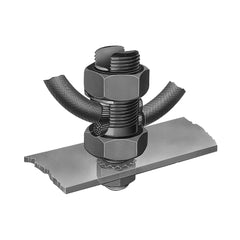 HUBBELL Hubbell K2C23B1 Mechanical Grounding Connector, Cable to Flat, 8-2 AWG (Str) / 10-1 AWG (Sol), 3/8 Stud
