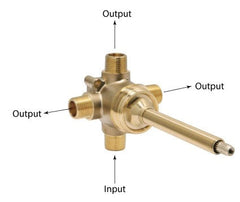 HUNTINGTON BRASS Huntington Brass P2423199 4-Port Diverter Rough-In Shower Valve