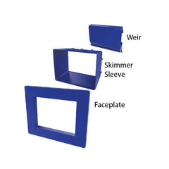 GLI POOL PRODUCTS GLI POOL PRODUCTS 99-15-SFP-07-DKB ColorMagic Skimmer Face Plate - Dark Blue