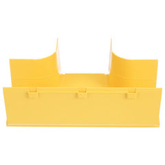 FIBERRUNNER FiberRunner FRT4X4LYL FiberRunner® Horizontal Tee 90° 4x4 Yellow