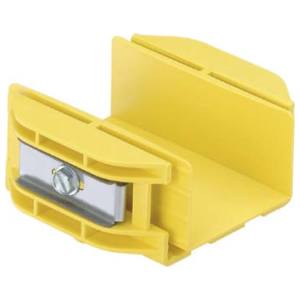 FIBERRUNNER FiberRunner FBC2X2YL 2X2 QuickLock Pre-Assembled Coupler Yellow