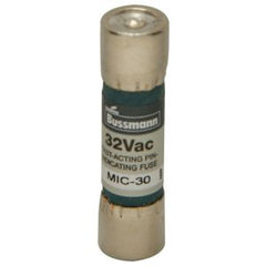 EATON Bussmann MIC-3 MIC Series Fast Acting Supplemental Fuse Pin Indication Fiber Tube 3A 250VAC Color Code Green