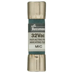EATON Bussmann MIC-3 MIC Series Fast Acting Supplemental Fuse Pin Indication Fiber Tube 3A 250VAC Color Code Green