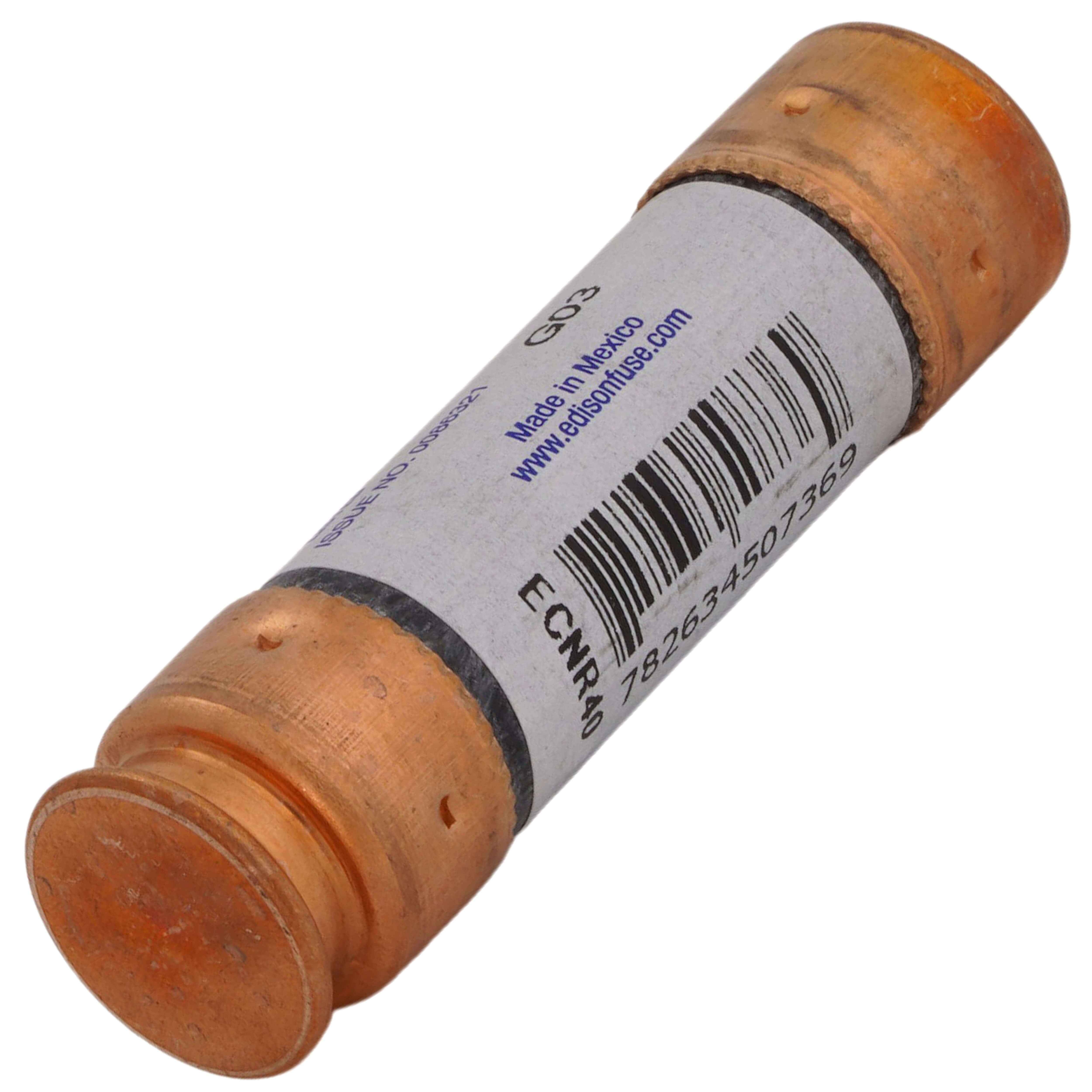 COOPER BUSSMANN Edison ECNR40 Time Delay Fuse 40A 250V/125V 200kAIC RK5