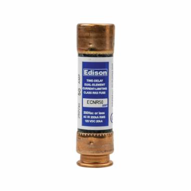 COOPER BUSSMANN Edison ECNR50 Current Limiting Time Delay Fuse 50 Amps 250 Volt AC 125 Volt DC