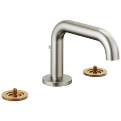 BRIZO Brizo 65334LF-NKLHP-ECO Litze Two Handle Widespread Bathroom Sink Faucet in Luxe Nickel