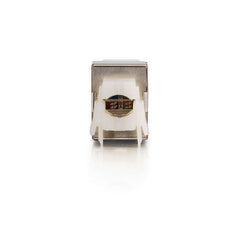 C2G BY LEGRAND C2G CG35212 180 Degree Cat6 RJ45 UTP Shielded Keystone Jack