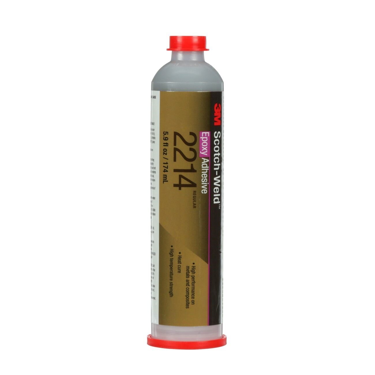 3M 3M 7000000811 Scotch-Weld Epoxy Adhesive 2214 Regular Gray 6 fl oz Cartridge