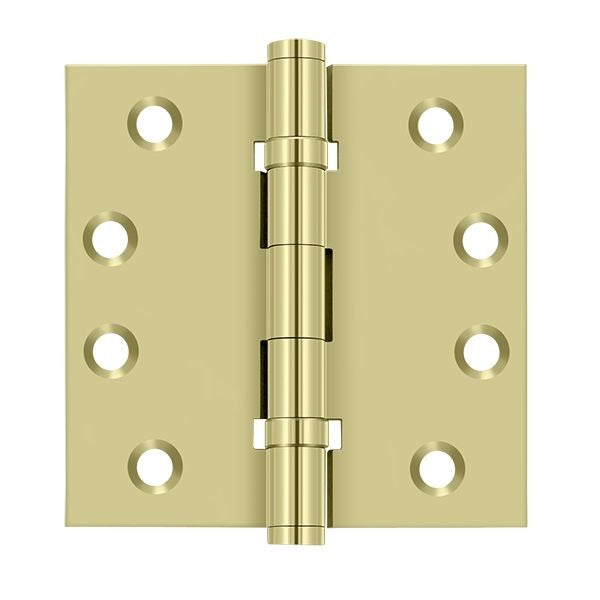 DELTANA Deltana DSB4B3-UNL Square Hinge Ball Bearing 4x4 Brass