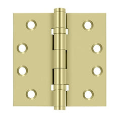 DELTANA Deltana DSB4B3-UNL Square Hinge Ball Bearing 4x4 Brass
