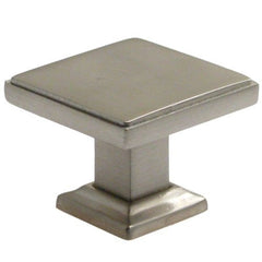 RUSTICWARE Rusticware 992SN Modern Square Cabinet Knob Satin Nickel