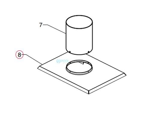 RAYPAK Raypak 010824F Flue Adapter