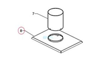 RAYPAK Raypak 010824F Flue Adapter