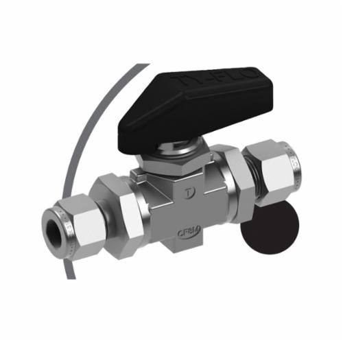 TYLOK Tylok SS-6-D-TT-6-6-K HP Series Ball Valve 3/8 in CBC-Lok Tube
