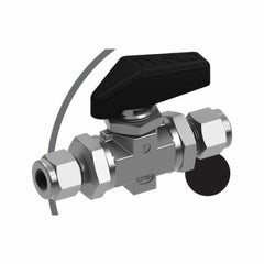 TYLOK Tylok SS-6-D-TT-6-6-K HP Series Ball Valve 3/8 in CBC-Lok Tube