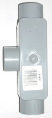 THOMAS AND BETTS Thomas and Betts E983F Rigid PVC Conduit Body 1 in. Trade Size T Configuration