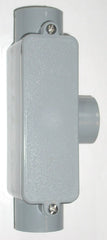 THOMAS AND BETTS Thomas and Betts E983F Rigid PVC Conduit Body 1 in. Trade Size T Configuration