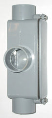 THOMAS AND BETTS Thomas and Betts E983F Rigid PVC Conduit Body 1 in. Trade Size T Configuration