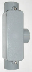 THOMAS AND BETTS Thomas and Betts E983F Rigid PVC Conduit Body 1 in. Trade Size T Configuration