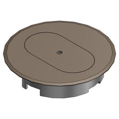 THOMAS AND BETTS Thomas And Betts E97DSB Duplex Receptacle Floor Box Cover