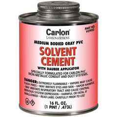 THOMAS AND BETTS Thomas And Betts VC9922 PVC Cement Medium Gray Quart Size