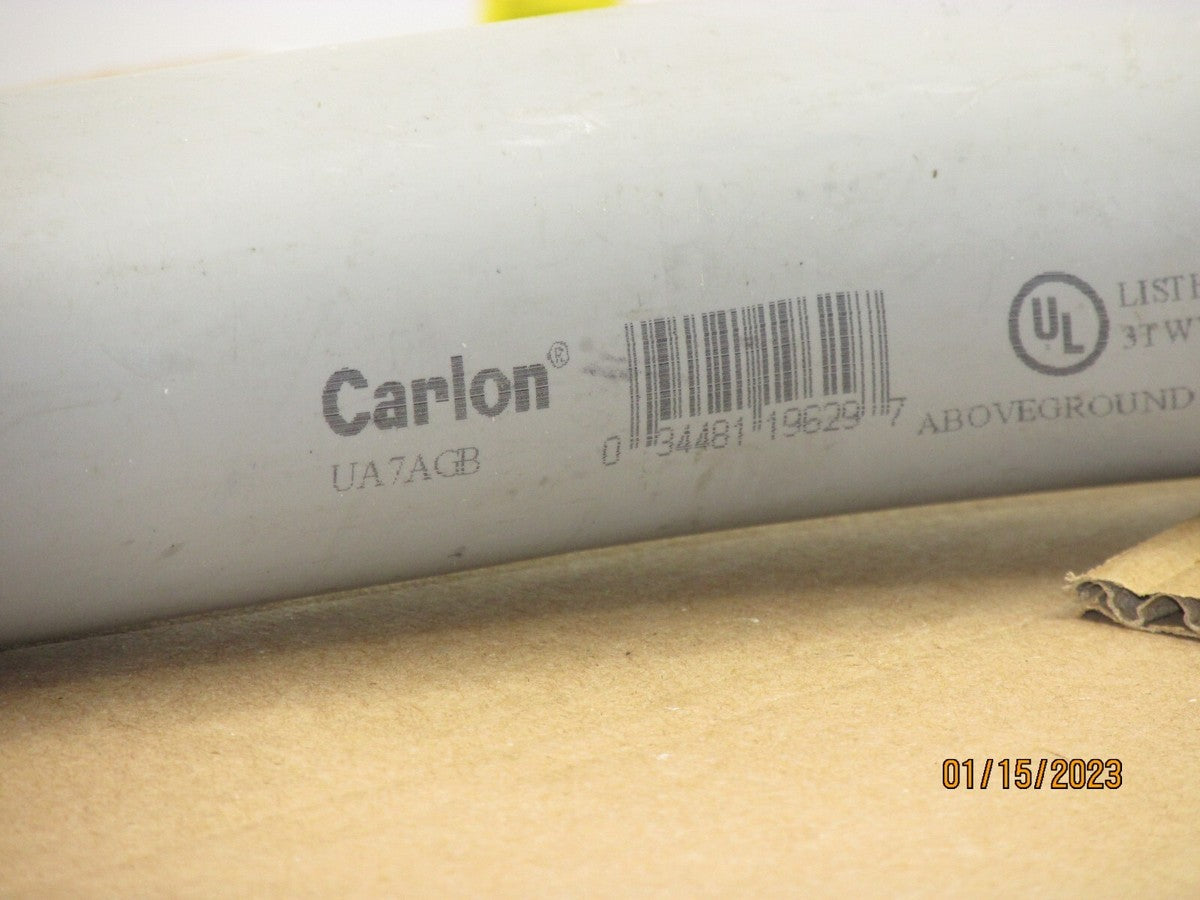 THOMAS AND BETTS Thomas and Betts UA7AGB 1-1/4 PVC Sch40 Conduit 45deg Elbow - Belled End