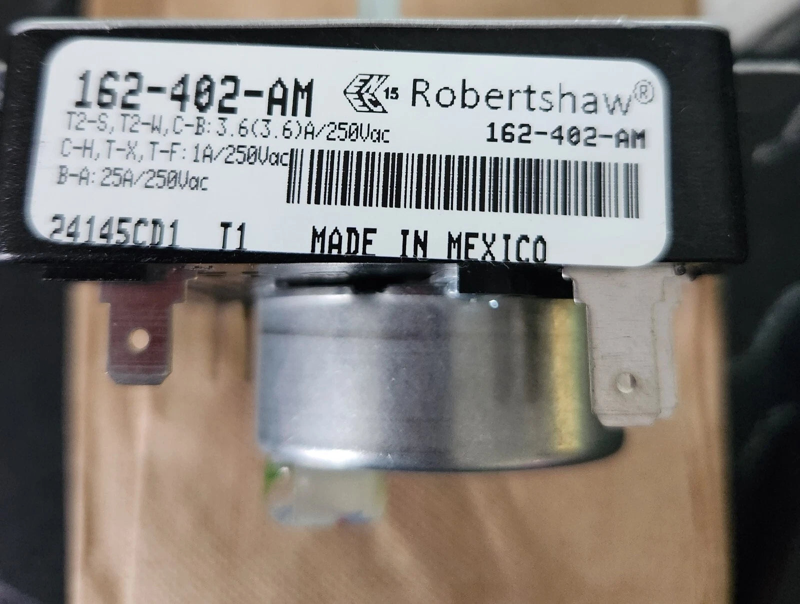 ROBERTSHAW ROBERTSHAW 162-402-1-AM Dryer Timer Service