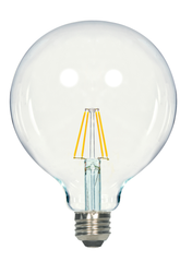 SATCO-NUVO Satco S9565 5.5 Watt G40 LED; Clear; Medium Base; 2700K; 500 Lumens; 120 Volt
