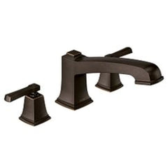MOEN Moen T623BRB Boardwalk Two Handle Roman Tub Faucet in Mediterranean Bronze