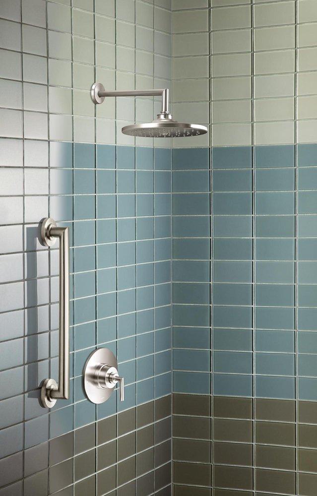 MOEN Moen TS22002EPBL Arris Single Handle 1-Spray Eco-Performance Shower Faucet Trim Kit in Matte Black (Valve Sold Separately)