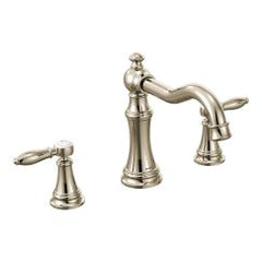 MOEN Moen TS22103NL Weymouth Two-Handle Roman Tub Faucet Deck Mounted