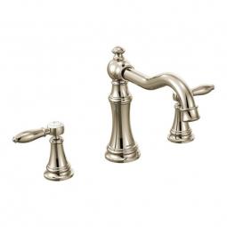 MOEN Moen TS22103NL Weymouth Two-Handle Roman Tub Faucet Deck Mounted