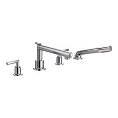 MOEN Moen TS93004 Arris Chrome two-handle roman tub faucet includes hand shower