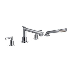 MOEN Moen TS93004 Arris Chrome two-handle roman tub faucet includes hand shower
