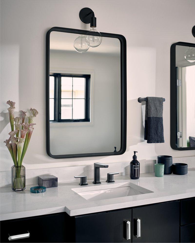 MOEN Moen TS8002BLC Via Two Handle Widespread Bathroom Sink Faucet