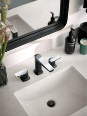 MOEN Moen TS8002BLC Via Two Handle Widespread Bathroom Sink Faucet