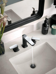 MOEN Moen TS8002BLC Via Two Handle Widespread Bathroom Sink Faucet