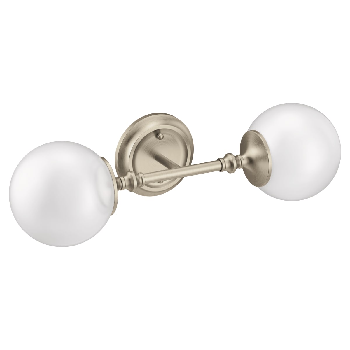MOEN Moen YB0562BN Colinet 2-Light Dual-Mount Bath Bathroom Vanity Fixture with Frosted Glass