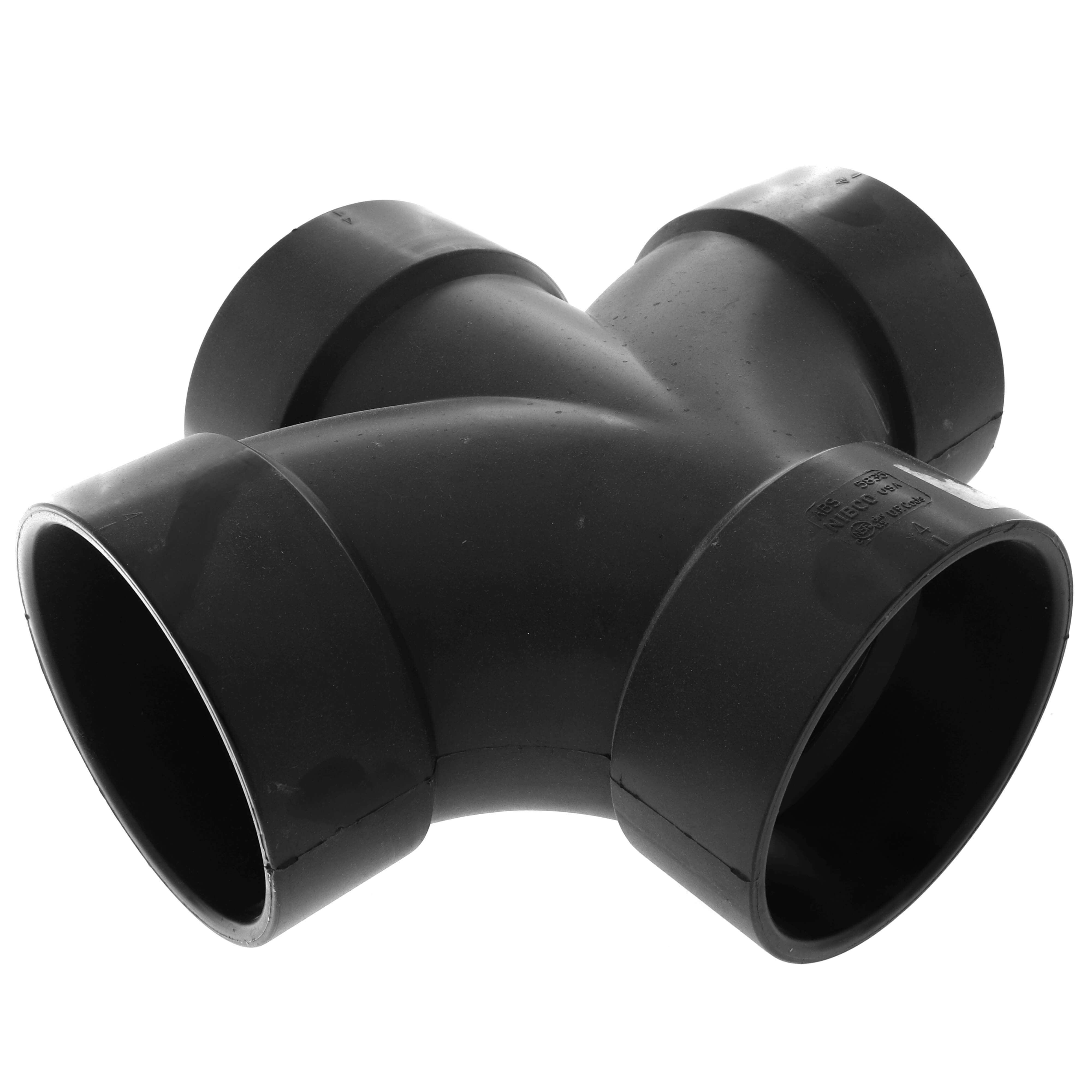 NIBCO Nibco I271000 4 H x H x H ABS Double Sanitary Tee 5835