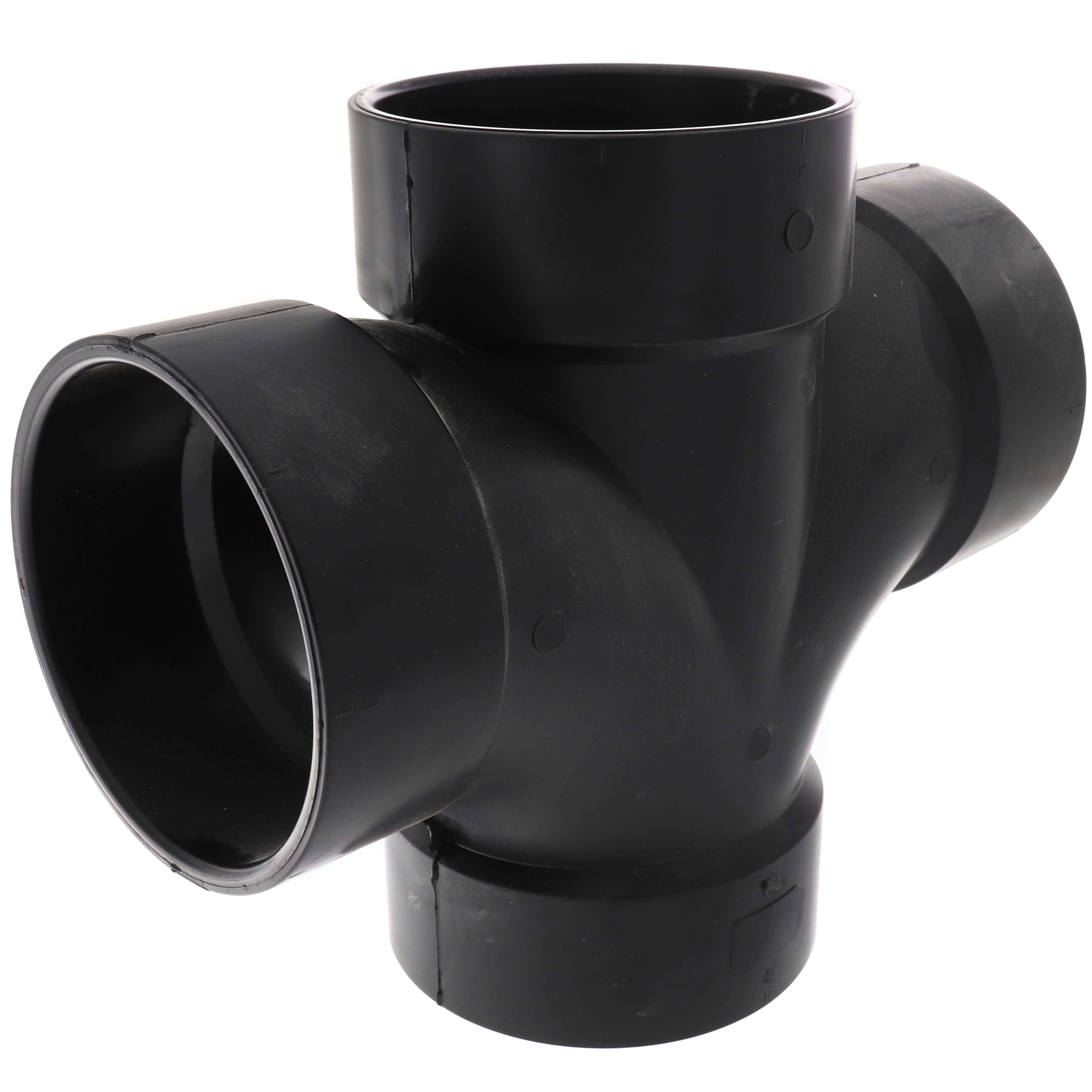 NIBCO Nibco I271000 4 H x H x H ABS Double Sanitary Tee 5835