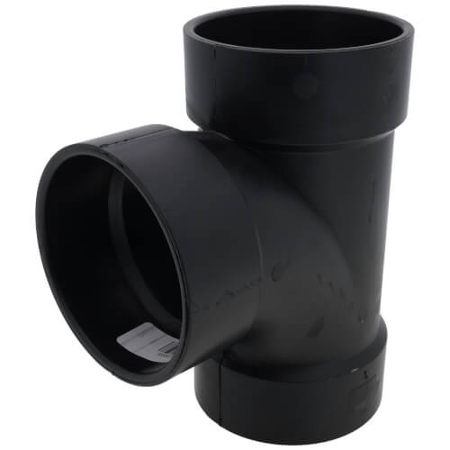 NIBCO Nibco I169400 4 Spigot x Cleanout w/ Plug ABS DWV Cleanout Adapter (5816)