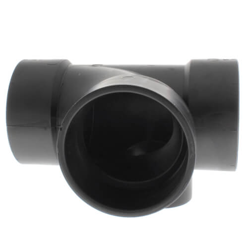 NIBCO Nibco I500400 3 x 3 x 3 x 1-1/2 Hub ABS Sanitary Tee with 90 Right Inlet 5872