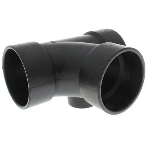NIBCO Nibco I500400 3 x 3 x 3 x 1-1/2 Hub ABS Sanitary Tee with 90 Right Inlet 5872