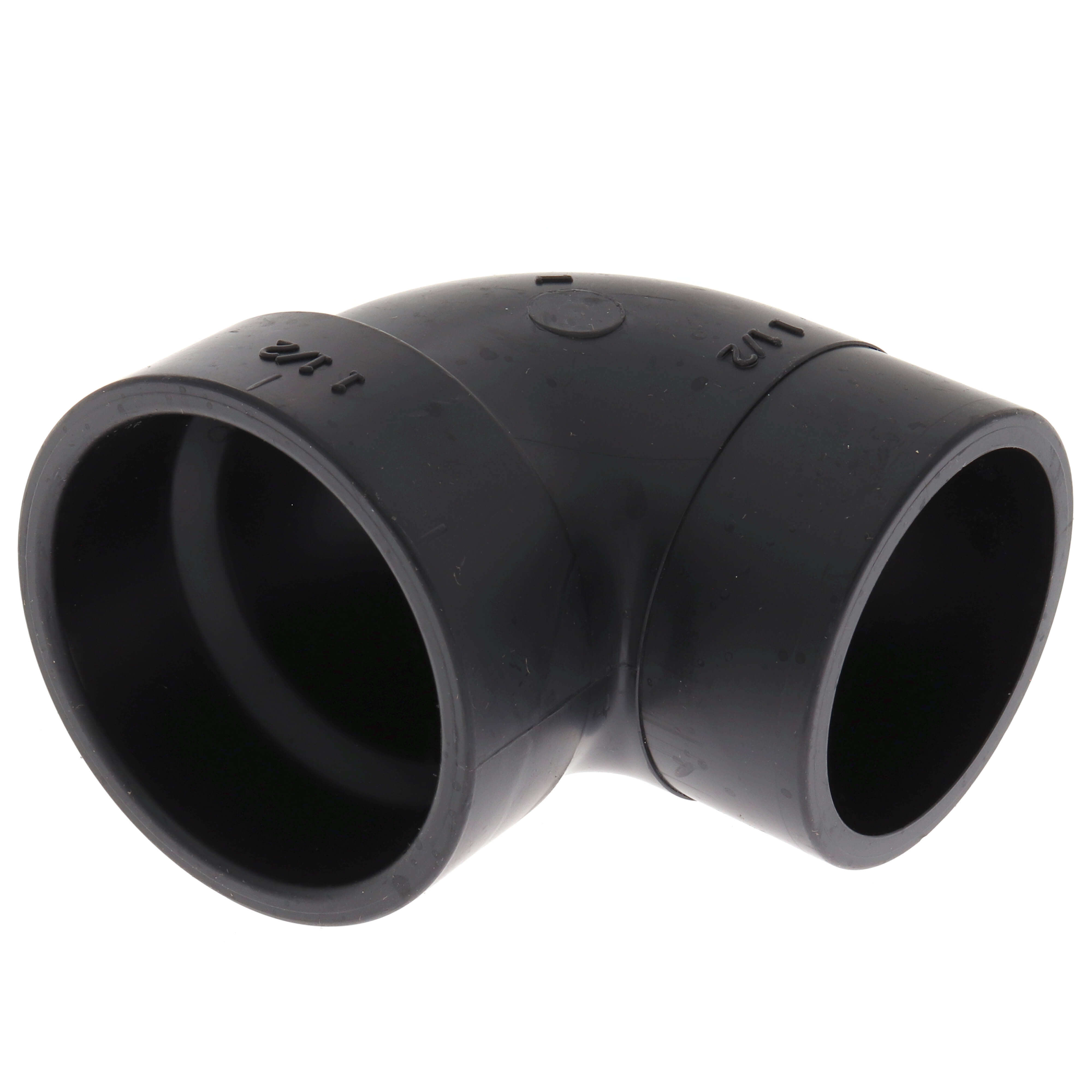NIBCO Nibco I057400 1-1/2 Spigot x Hub ABS DWV 90 Street Vent Elbow 58072V