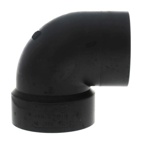 NIBCO Nibco I057500 2 Spigot x Hub ABS DWV 90 Street Vent Elbow 58072V