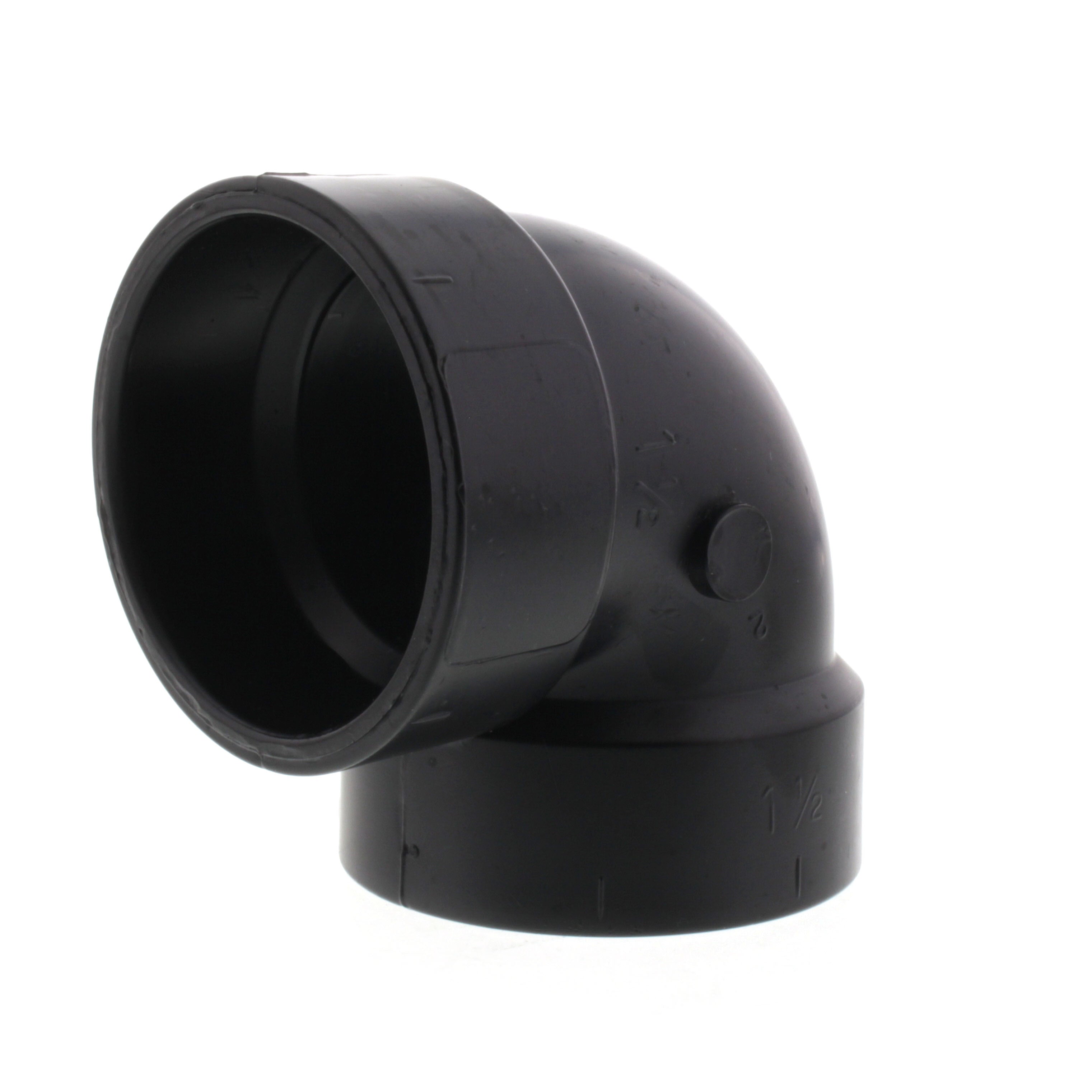 NIBCO Nibco I053300 1-1/2 Hub ABS DWV 90 Vent Elbow 5807V