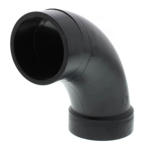 NIBCO Nibco I057250 2 Spigot x Hub ABS DWV 90 Long Turn Street Elbow 58072LT